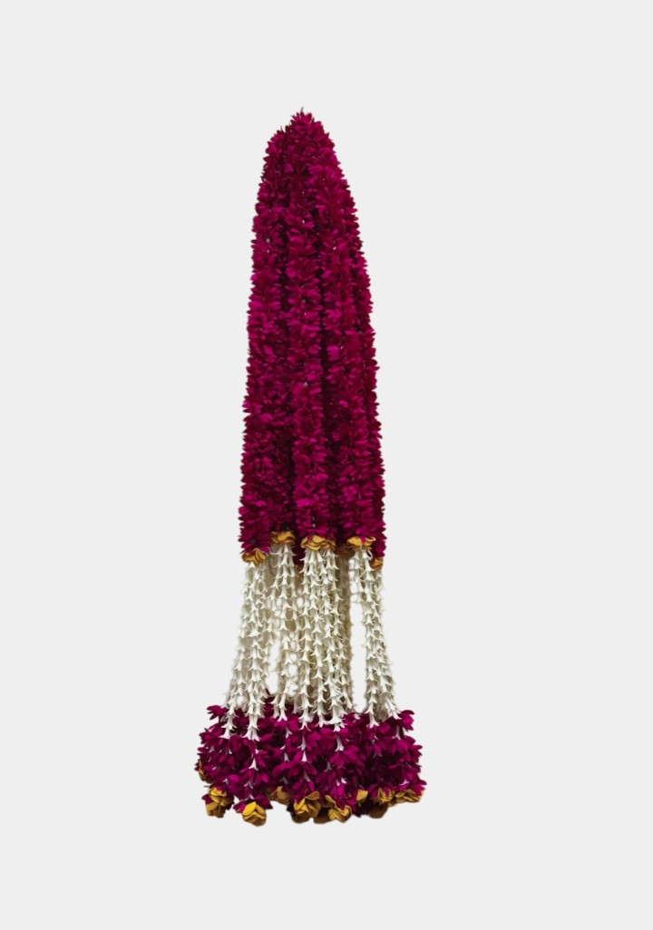 Artificial Dark Pink Toran Garland Hanging (2.5 Feet)