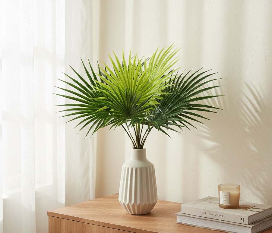Artificial Fan Palm Plant Bunch