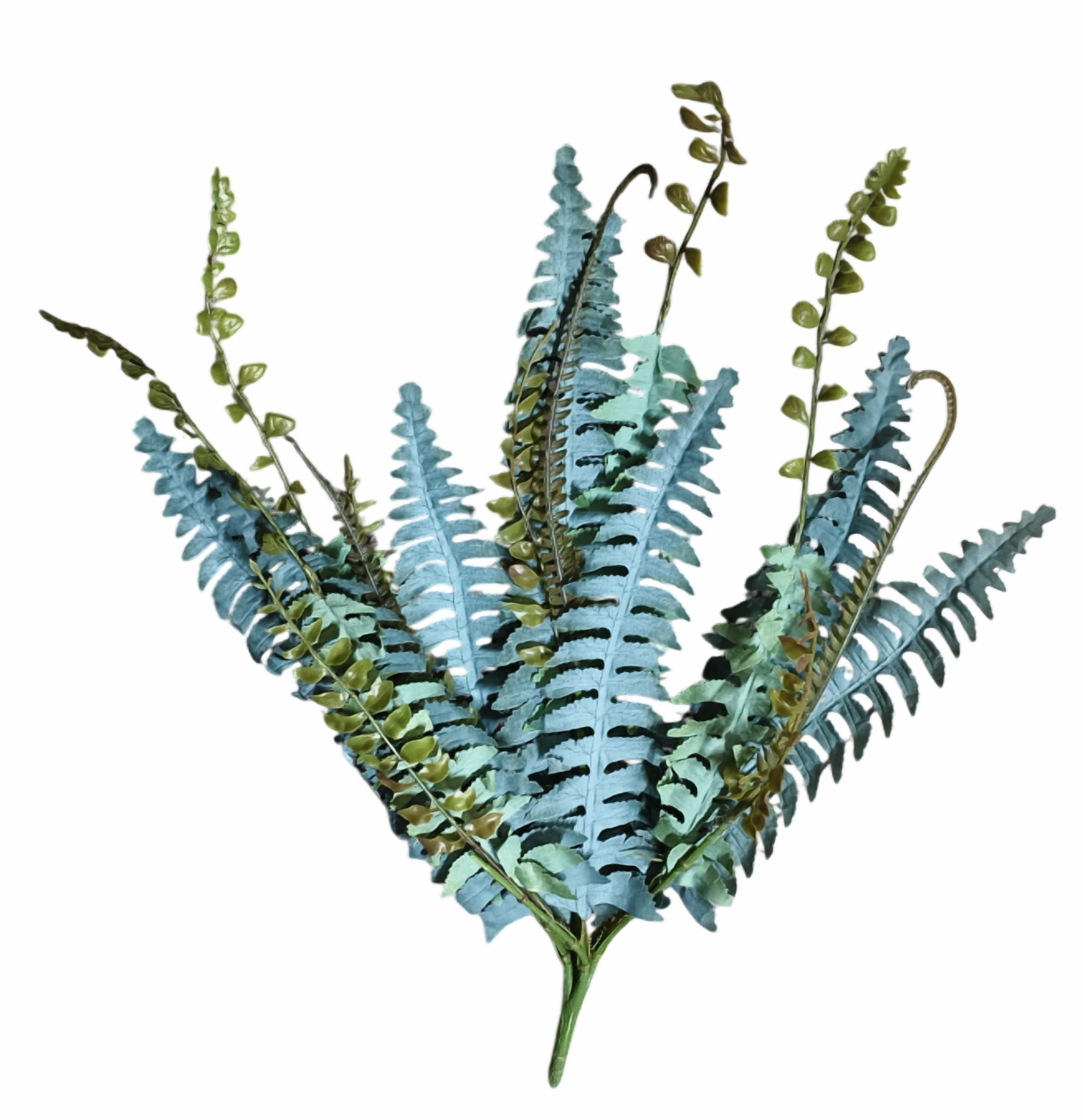 Artificial Fern Grass Leaf Bunch (Green)