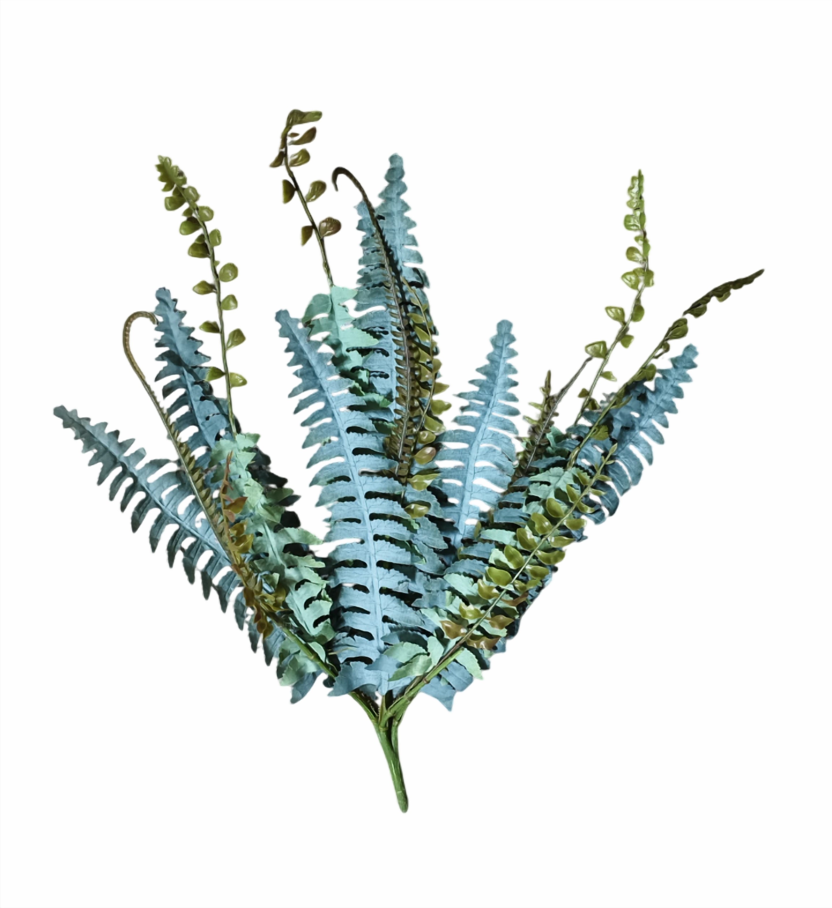 Artificial Fern Grass Leaf Bunch (Green)