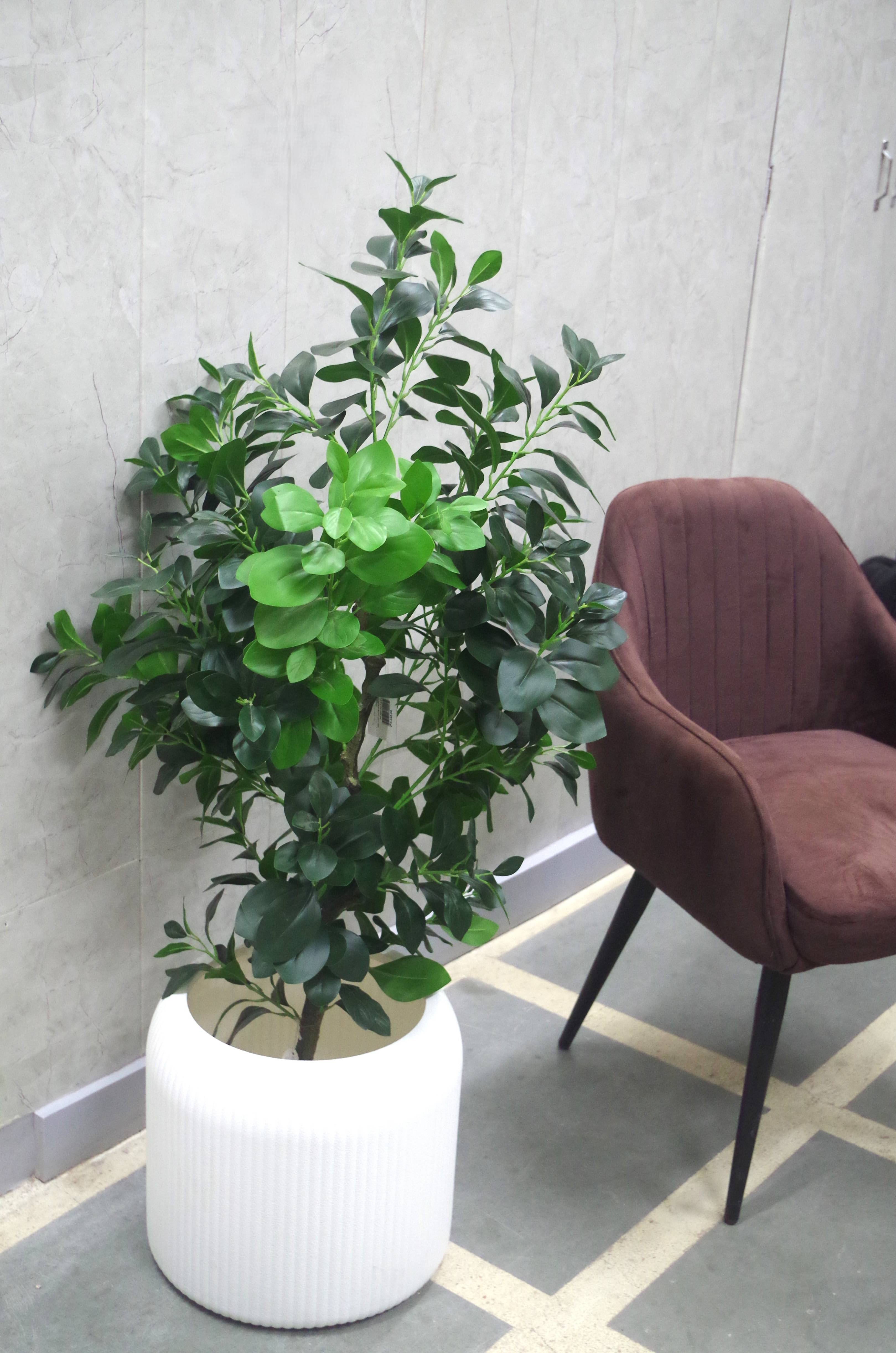 Artificial Ficus Leaf Plant 4 Feet (Without Planter)