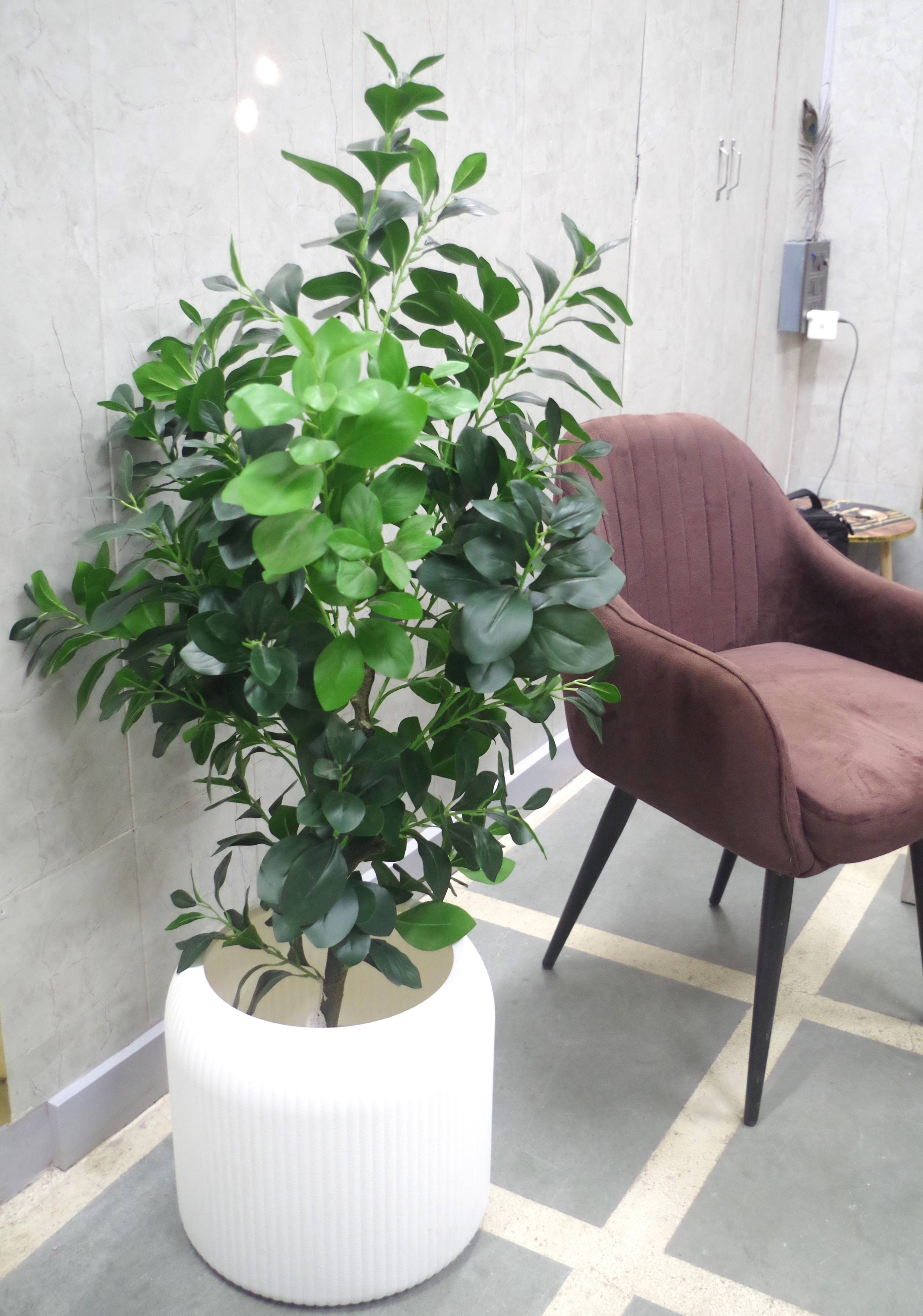 Artificial Ficus Leaf Plant 4 Feet (Without Planter)