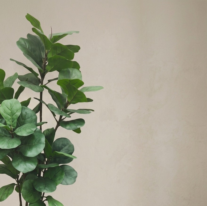 Artificial Fiddle Leaf Fig Tree 5ft (Without Pot)