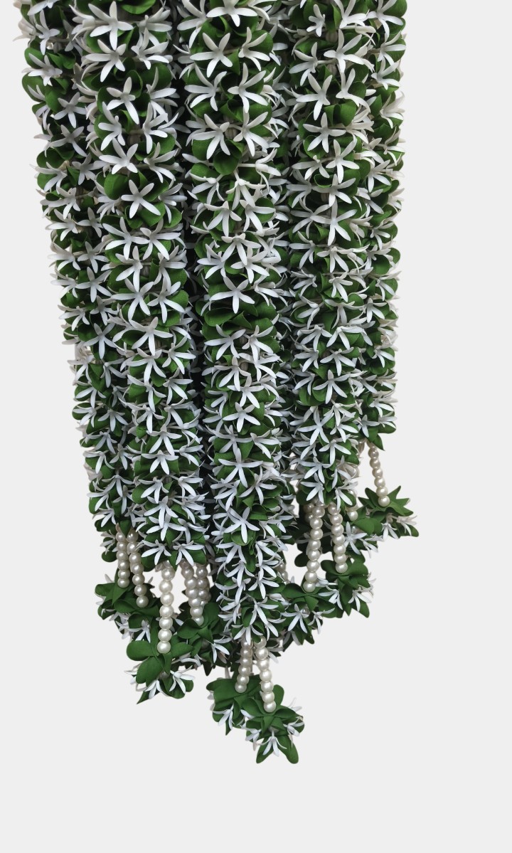 Artificial Flower Green Garland Toran Wall Hangings (5.5 Feet, 10 Pcs)