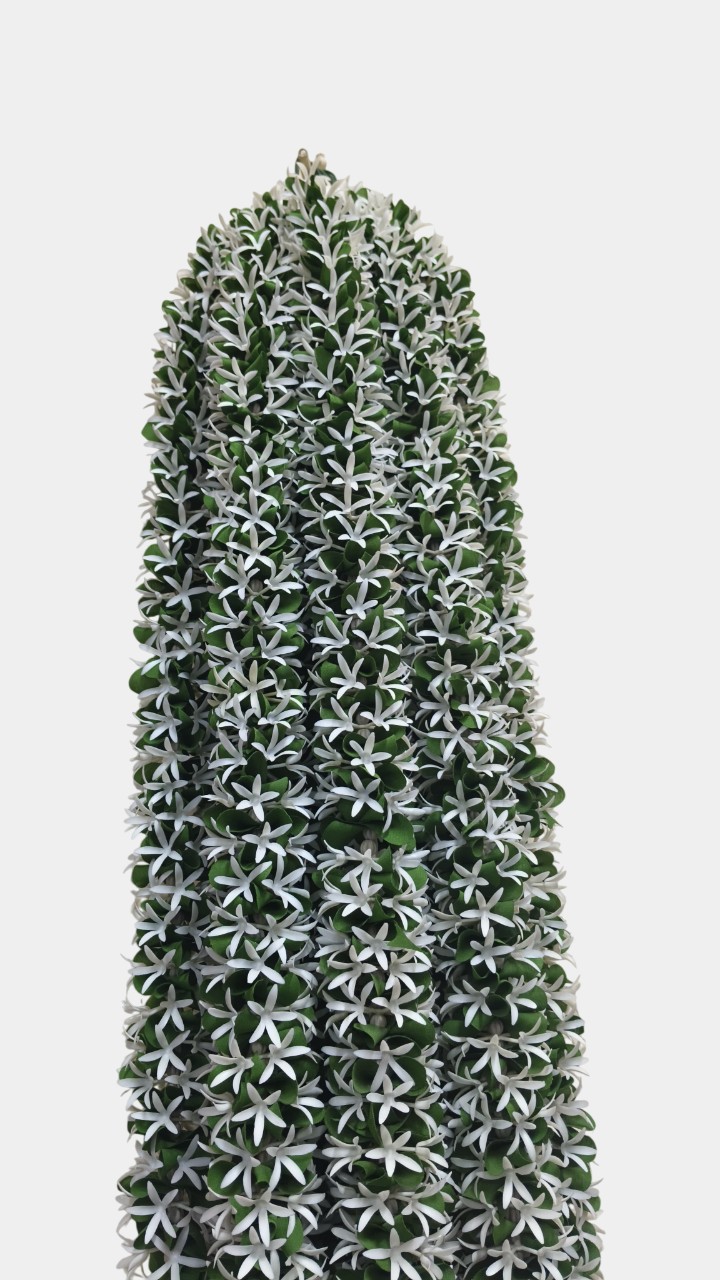 Artificial Flower Green Garland Toran Wall Hangings (5.5 Feet, 10 Pcs)