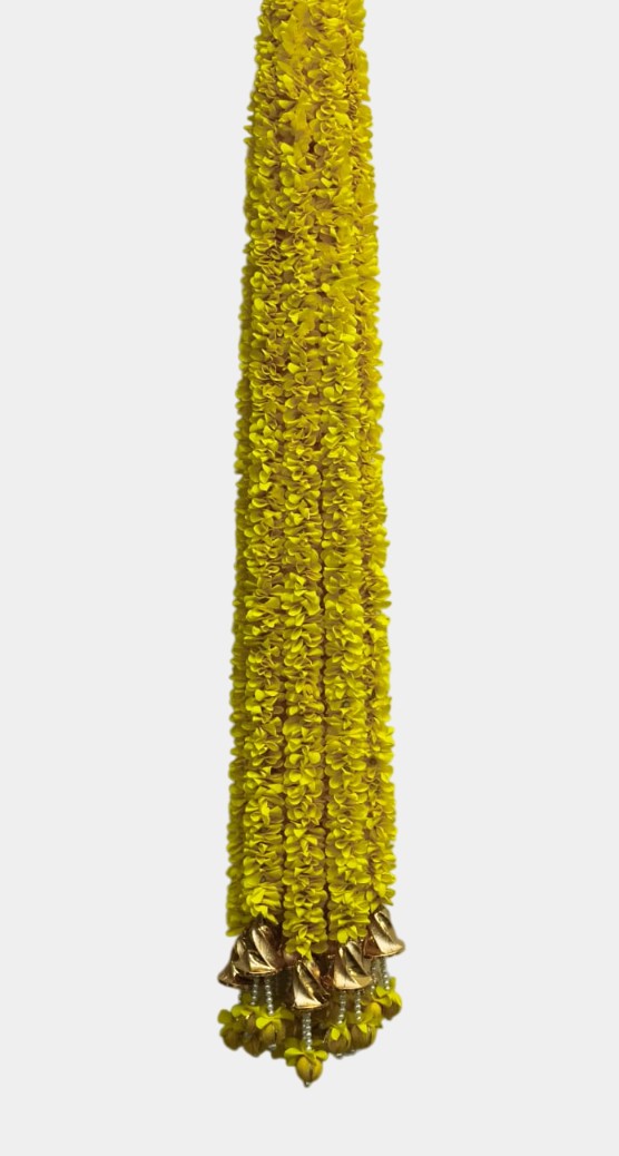Artificial Flowers Yellow Garland Walls Hanging (5.5 Feet 10 Pcs)