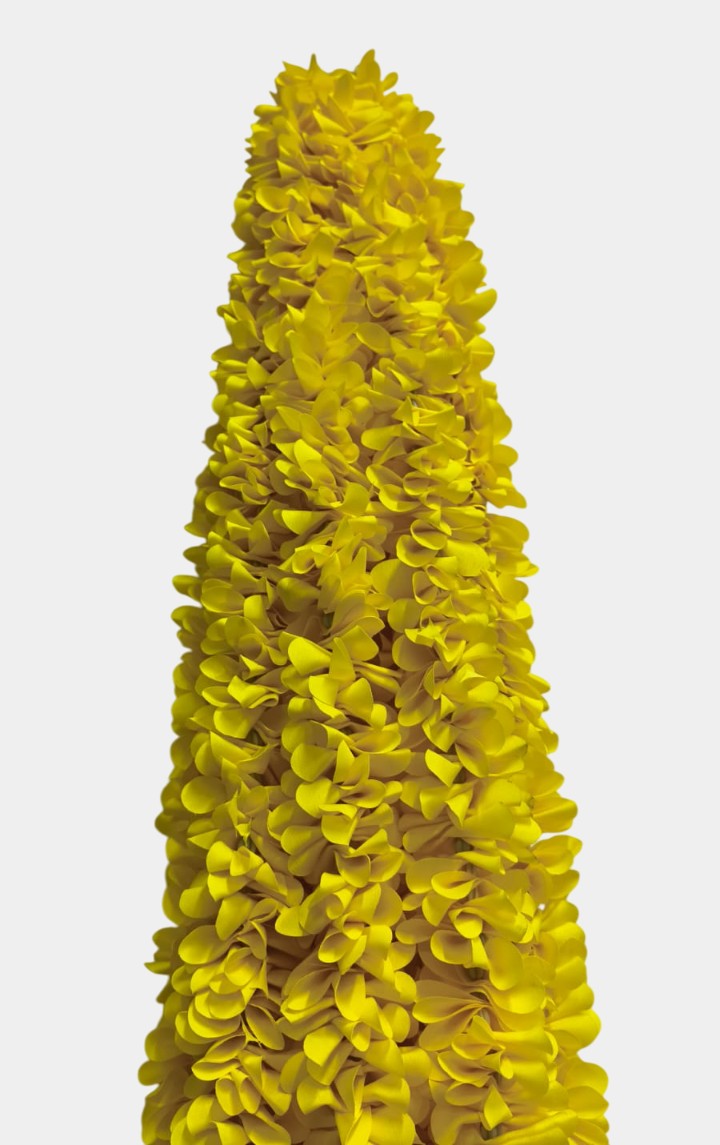 Artificial Flowers Yellow Garland Walls Hanging (5.5 Feet 10 Pcs)