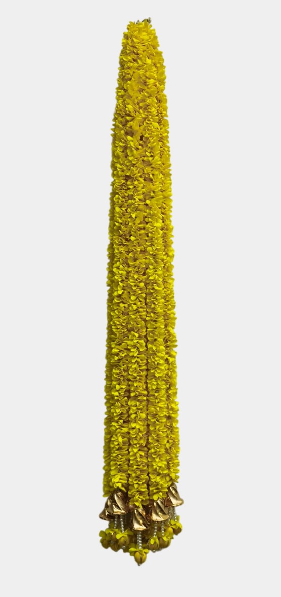 Artificial Flowers Yellow Garland Walls Hanging (5.5 Feet 10 Pcs)