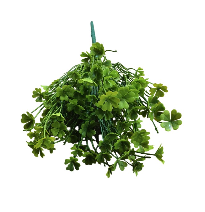 Artificial Four Leaf Clover Bunch (Light Green)