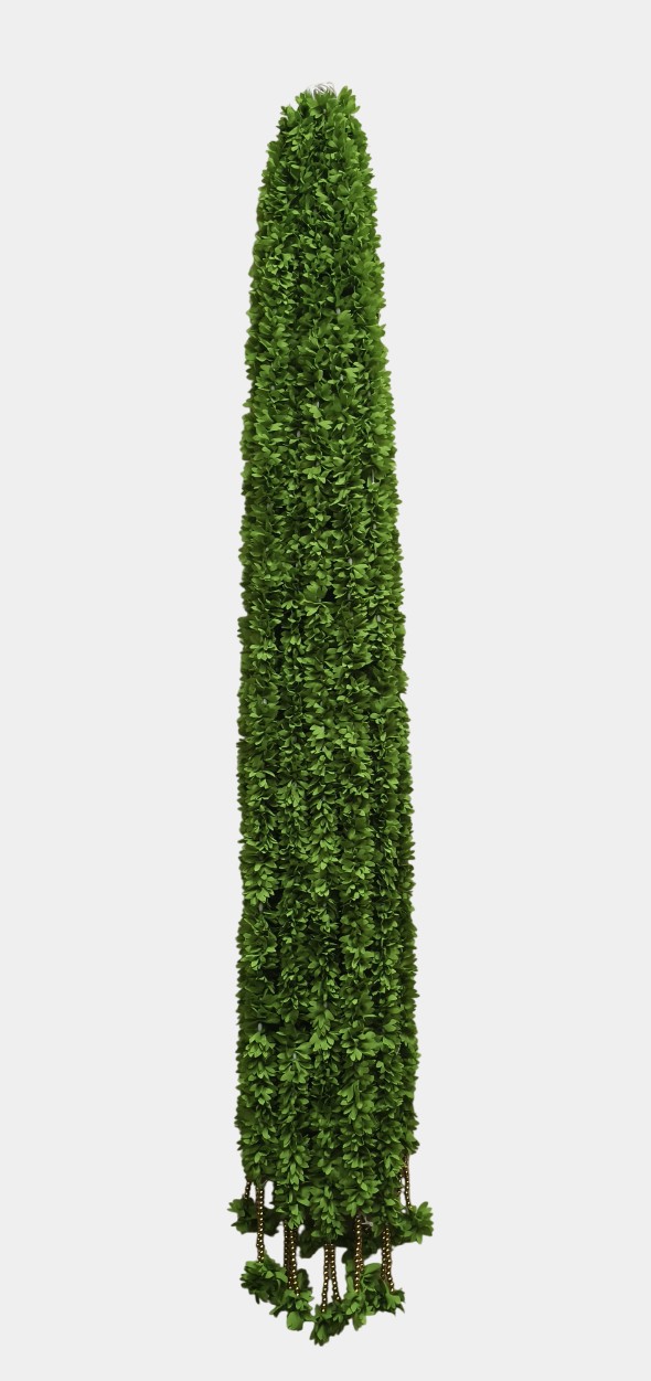 Artificial Green Flowers Garland Wall Hanging (5.5 Feet 10 Pcs)