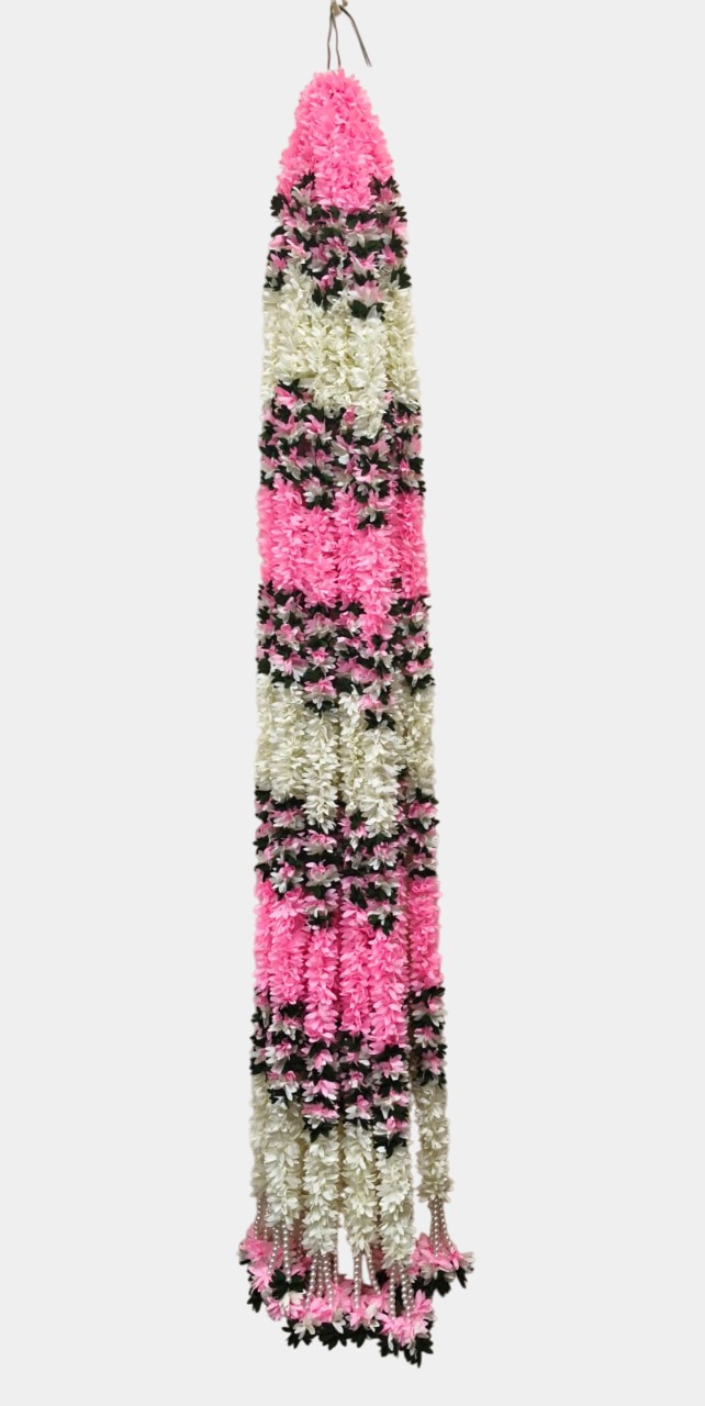Artificial Light Pink Flower Garlands (5.5 Feet)