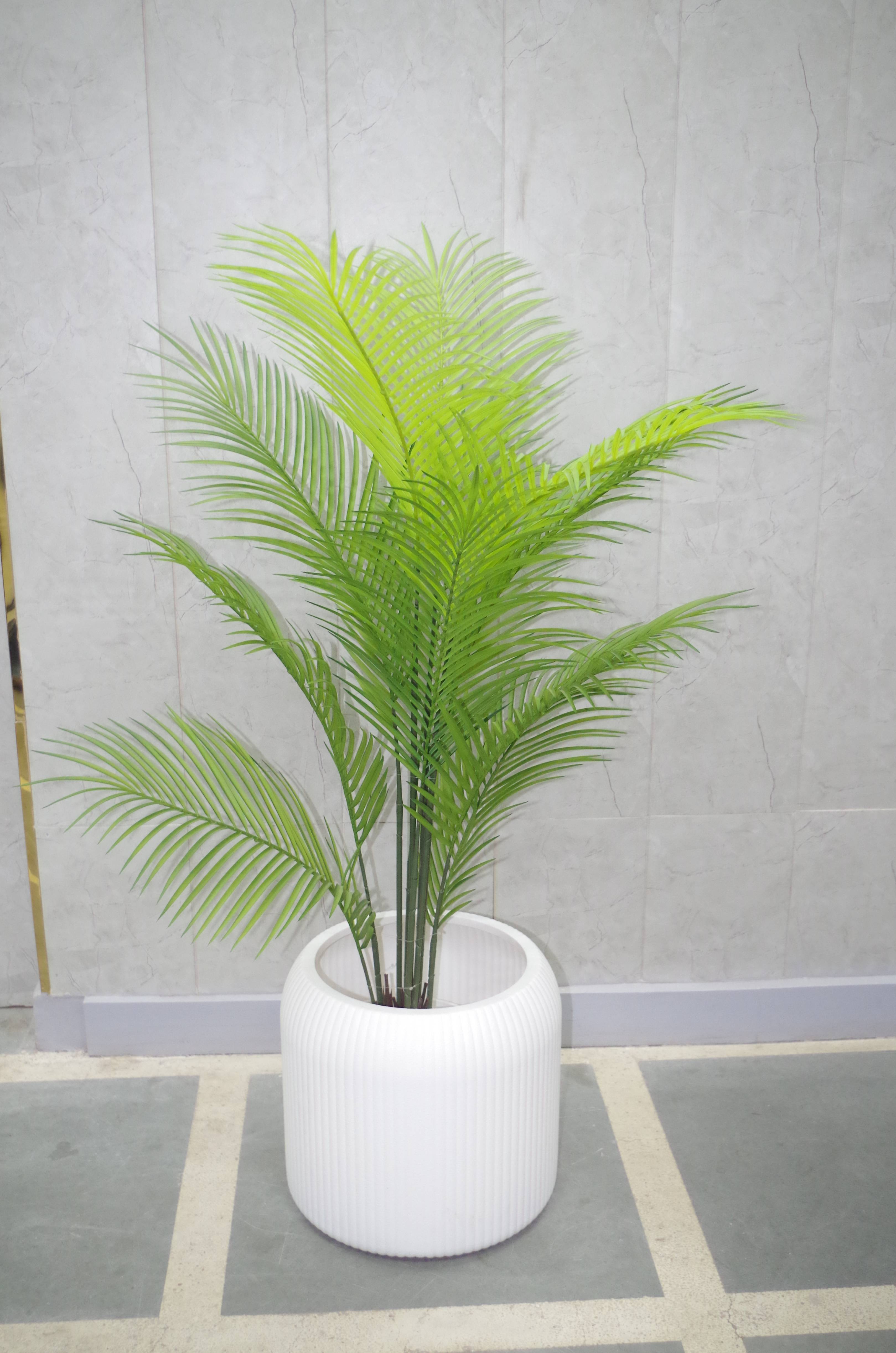 Artificial Lush Green Areca Palm - 4.6 Feet (Without Pot)
