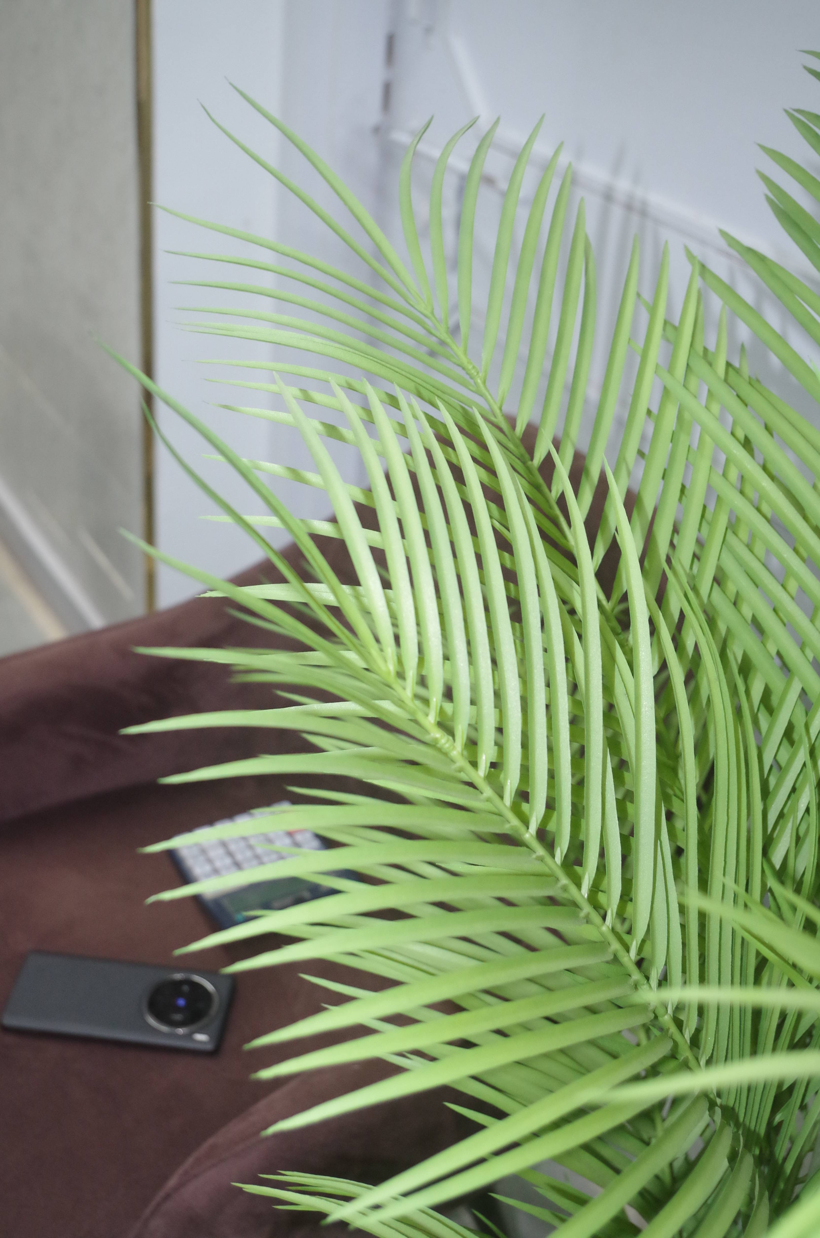 Artificial Lush Green Areca Palm - 5.6 Feet (Without Pot)