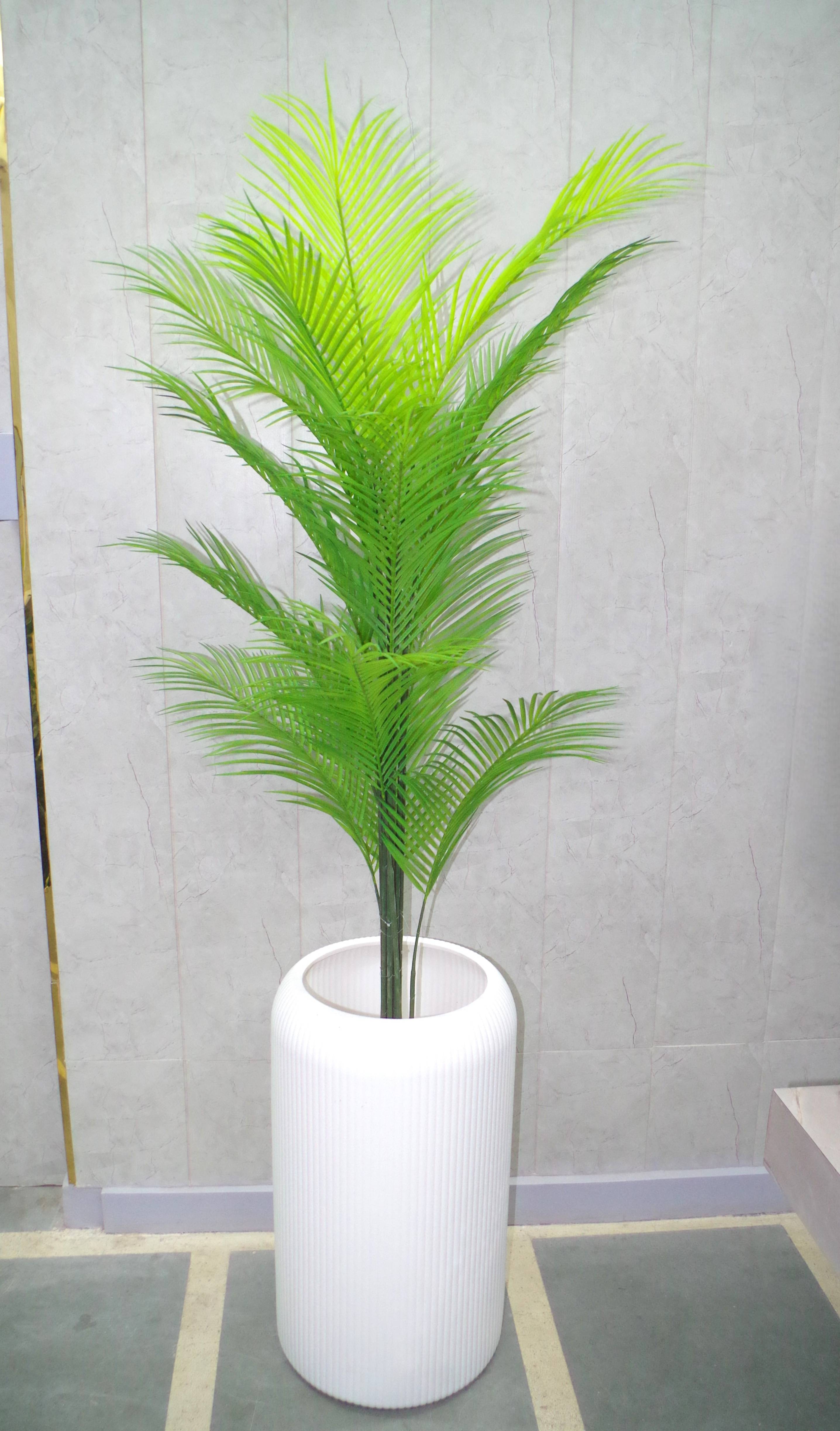Artificial Lush Green Areca Palm (Complete Set)