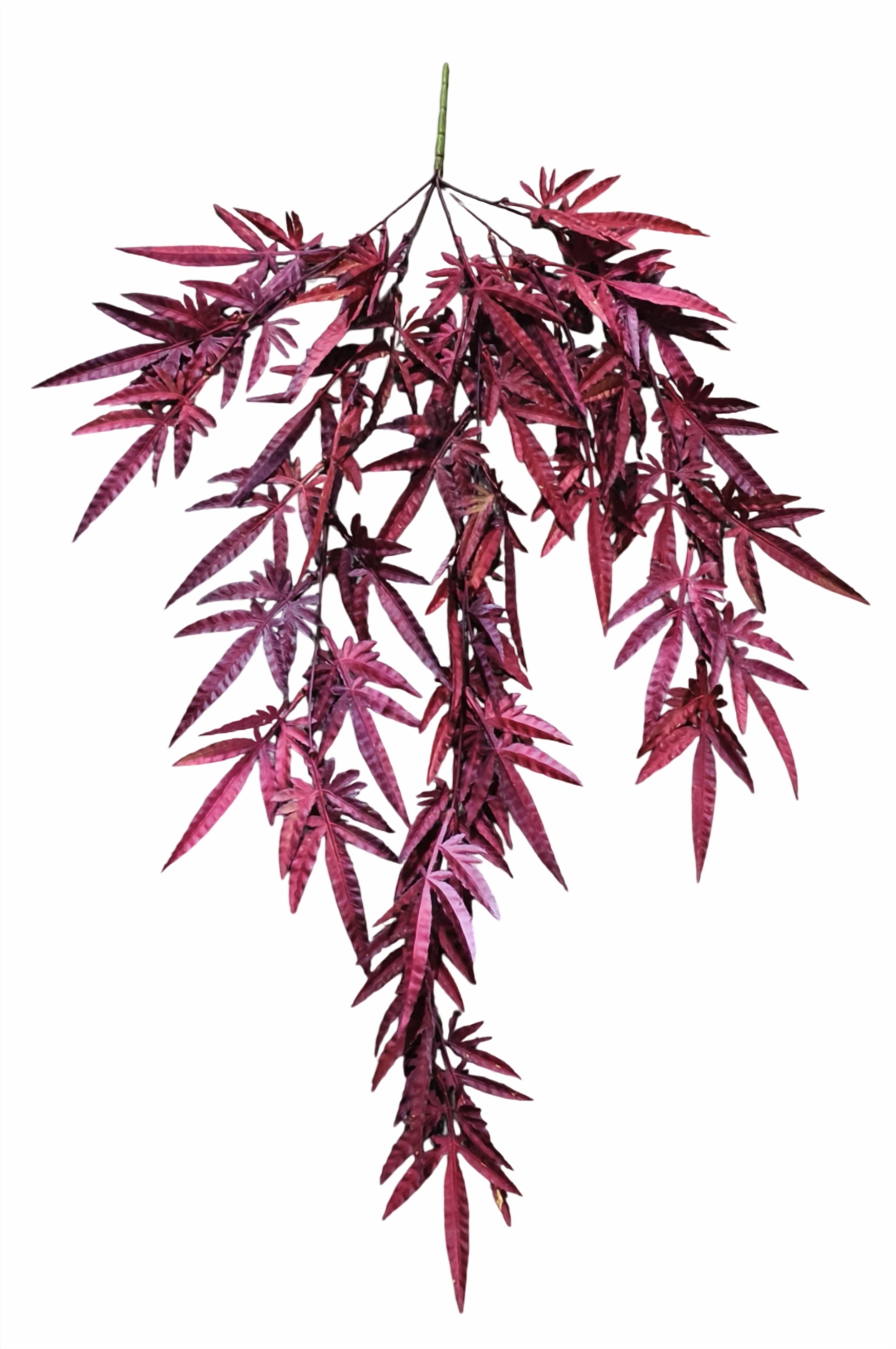 Artificial Maple Leaves Falling (Maroon)