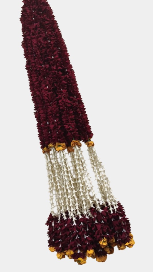 Artificial Maroon Toran Garland Hanging (2.5 Feet)