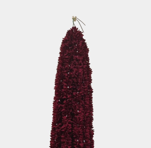 Artificial Maroon Toran Garland Hanging (2.5 Feet)