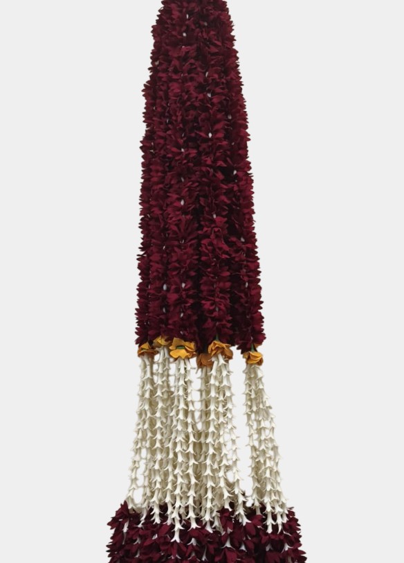 Artificial Maroon Toran Garland Hanging (2.5 Feet)