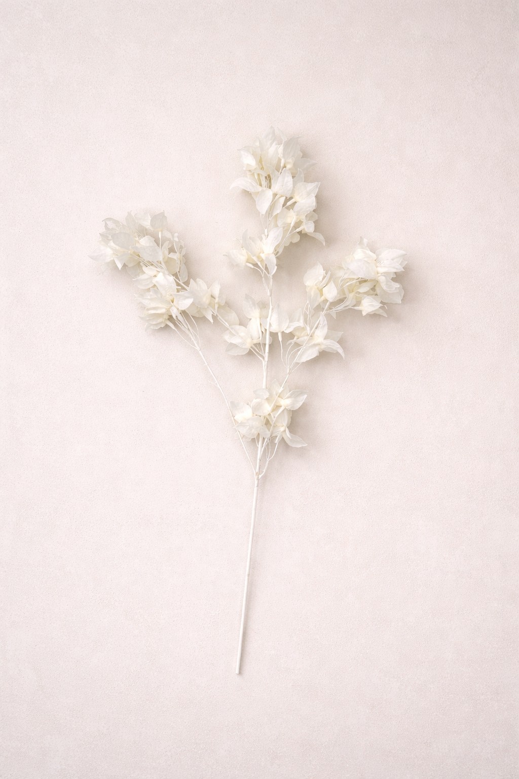 Artificial Off White Flower Branch Stick