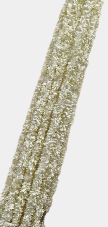 Artificial Off White Flower Garland Hangings (4 Feet)