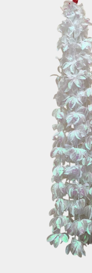 Artificial Off White Rainbow Creeper (5 Feet)