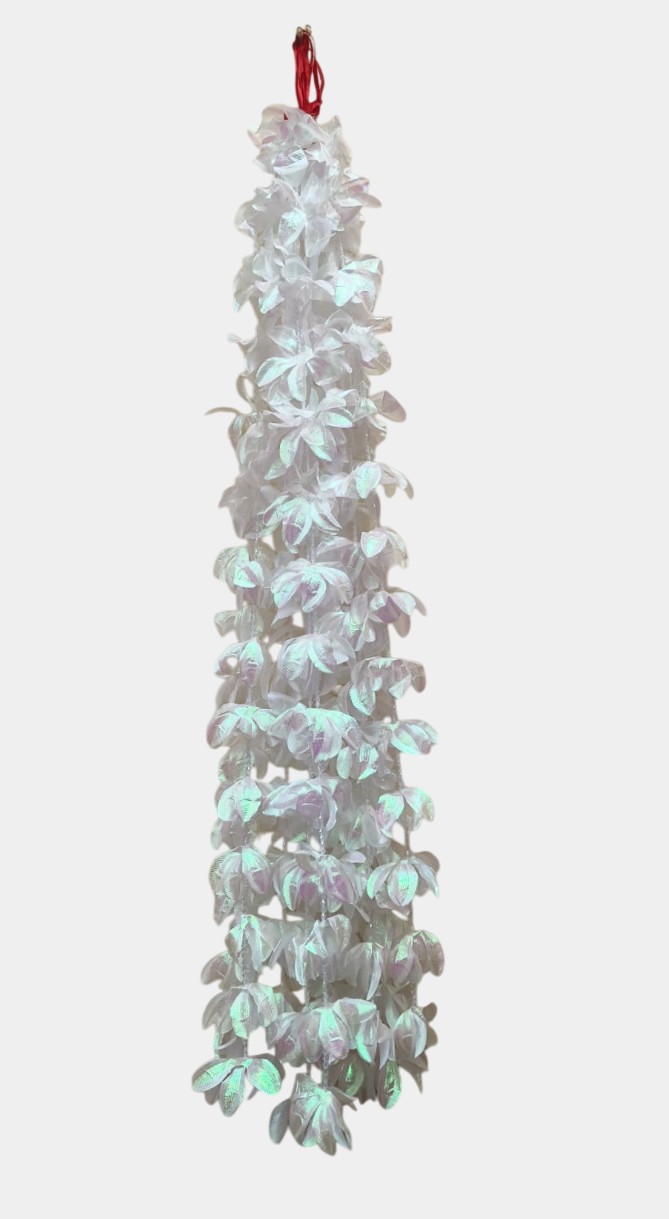 Artificial Off White Rainbow Creeper (5 Feet)