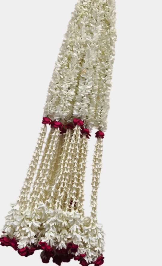 Artificial Off White Toran Garland Hanging (2.5 Feet)
