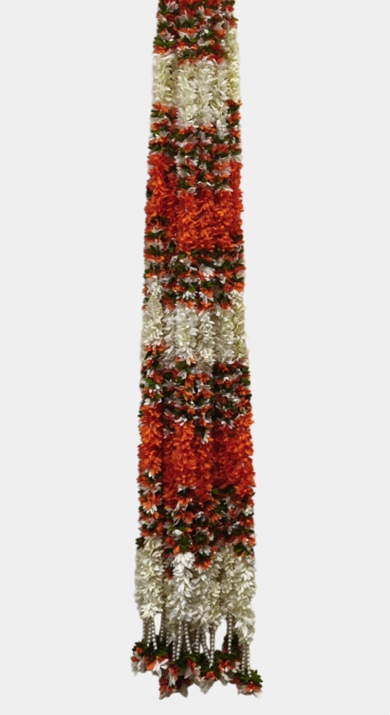 Artificial Orange Flower Garlands (5.5 Feet)