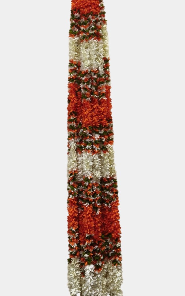 Artificial Orange Flower Garlands (5.5 Feet)