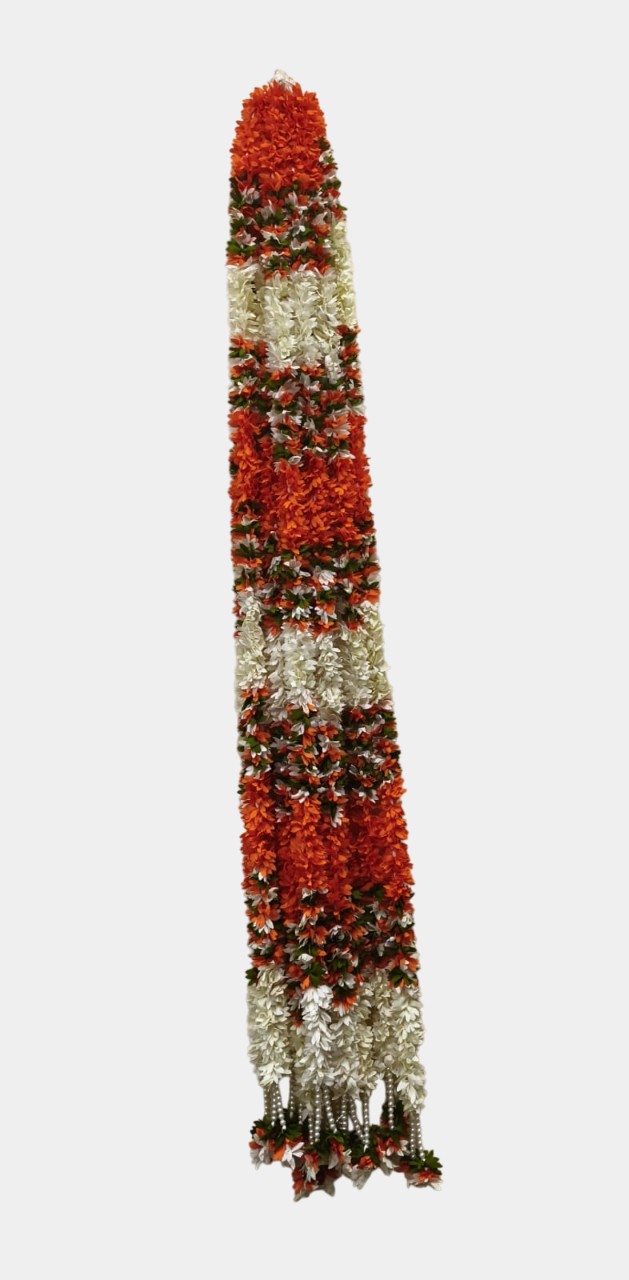 Artificial Orange Flower Garlands (5.5 Feet)