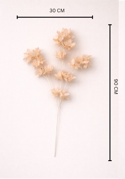Artificial Peach Flower Branch Stick