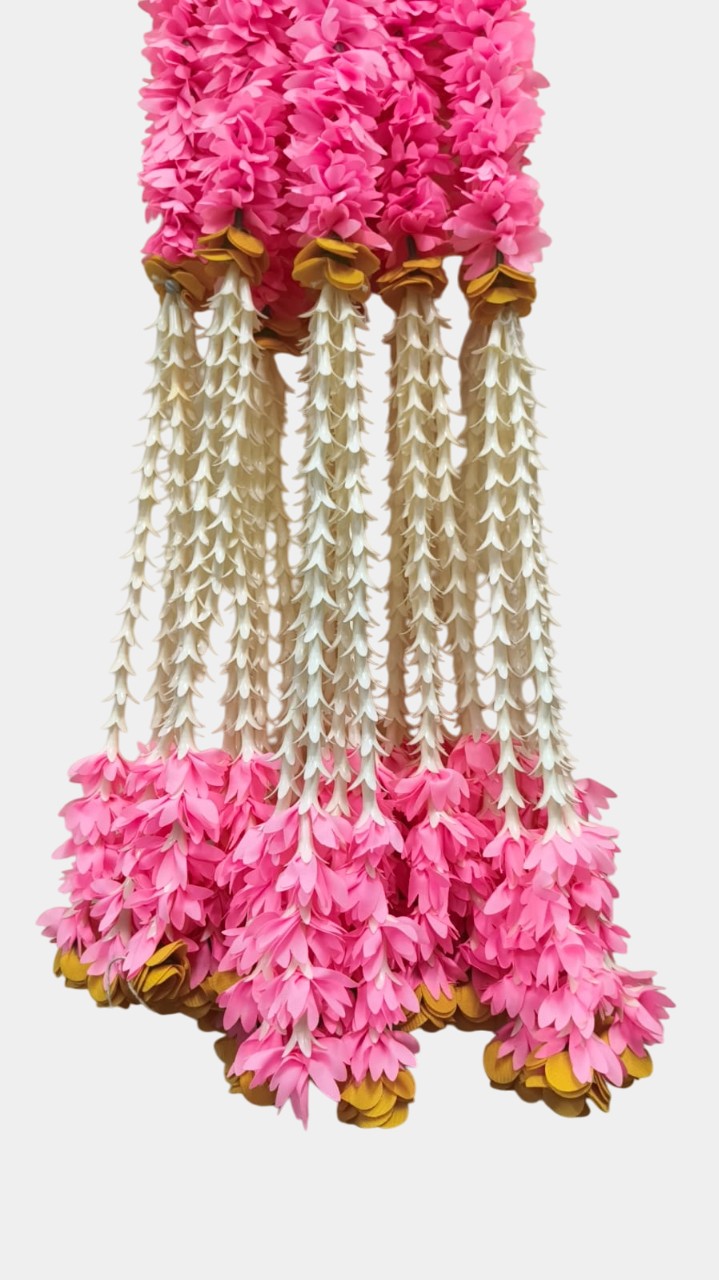 Artificial Pink Toran Garland Hanging (2.5 Feet)