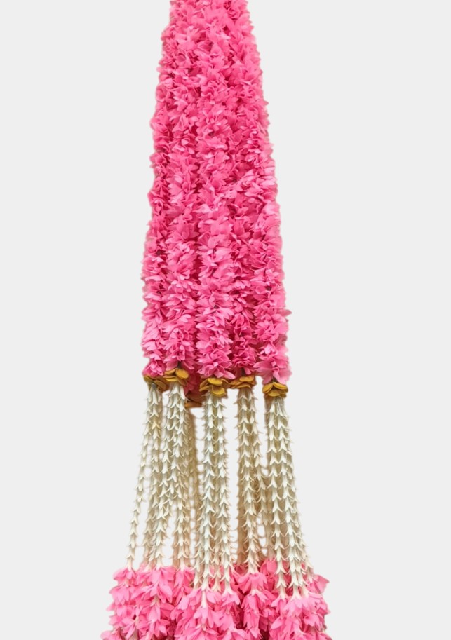 Artificial Pink Toran Garland Hanging (2.5 Feet)