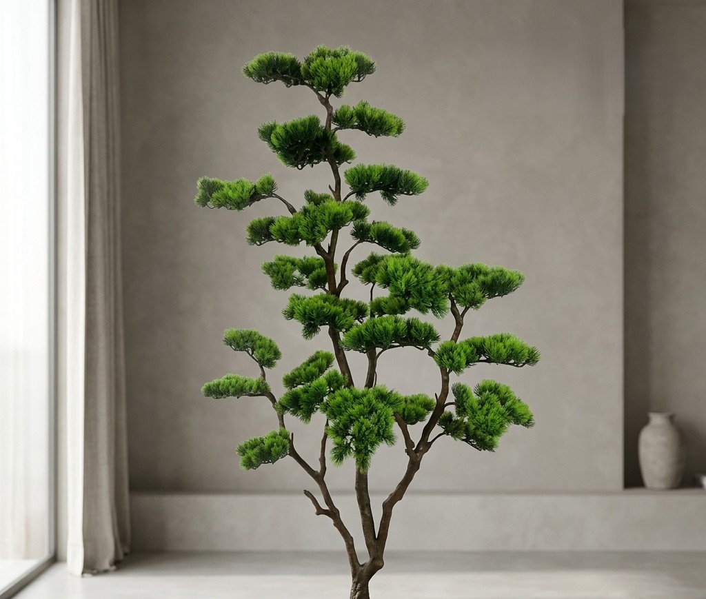 Artificial Podocarpus Bonsai Tree 5ft (Without Pot)