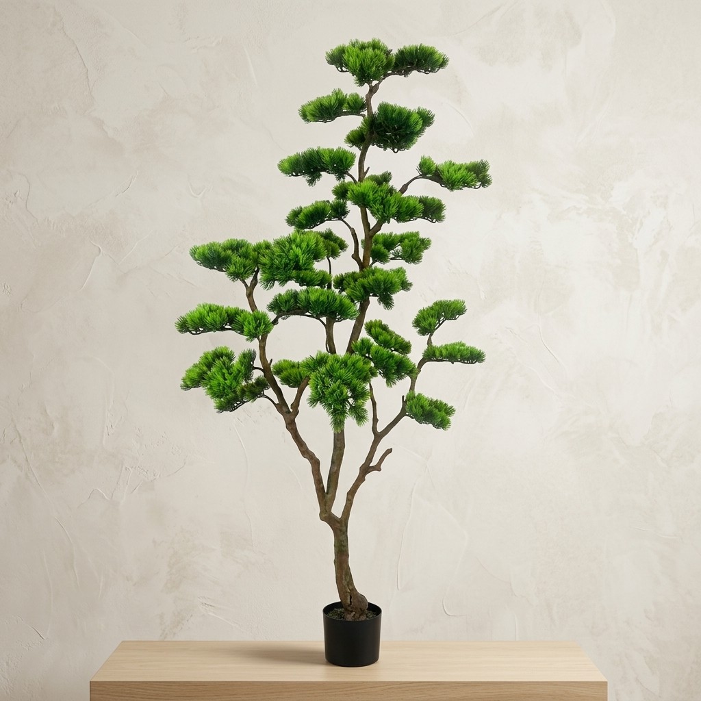Artificial Podocarpus Bonsai Tree 5ft (Without Pot)