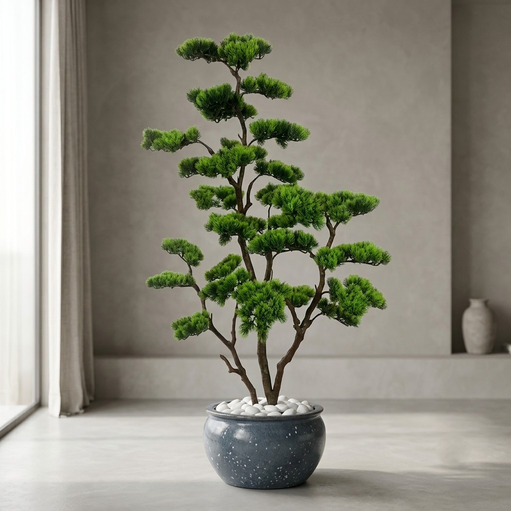 Artificial Podocarpus Bonsai Tree 5ft (Without Pot)
