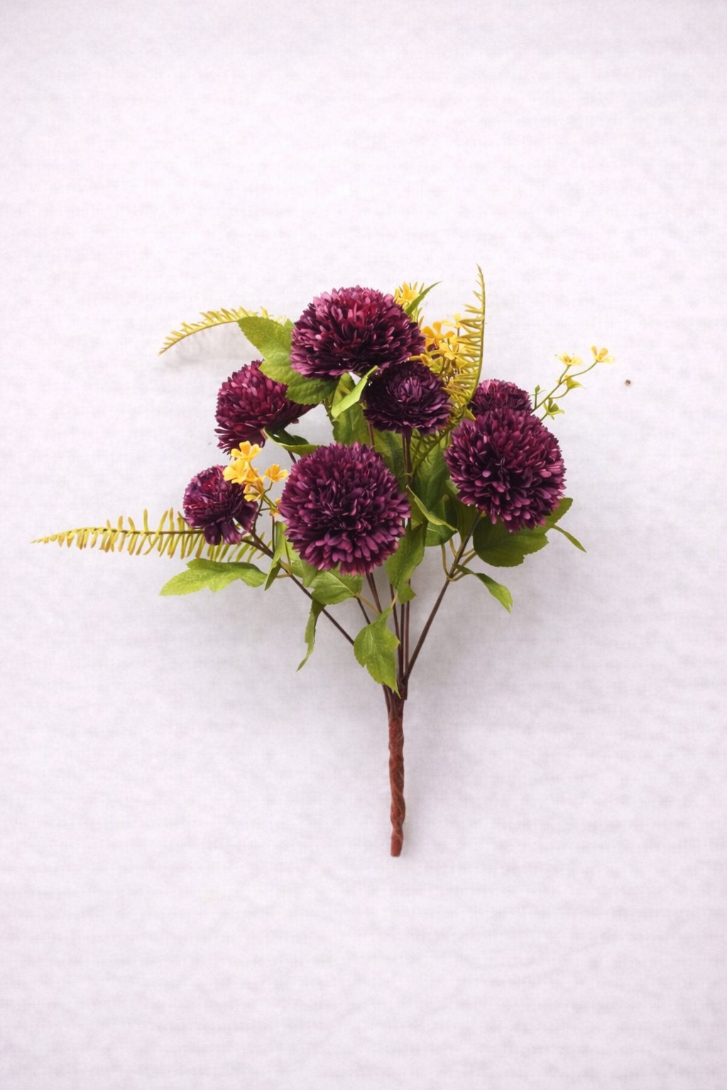 Artificial Purple Carnation Flower Bunch