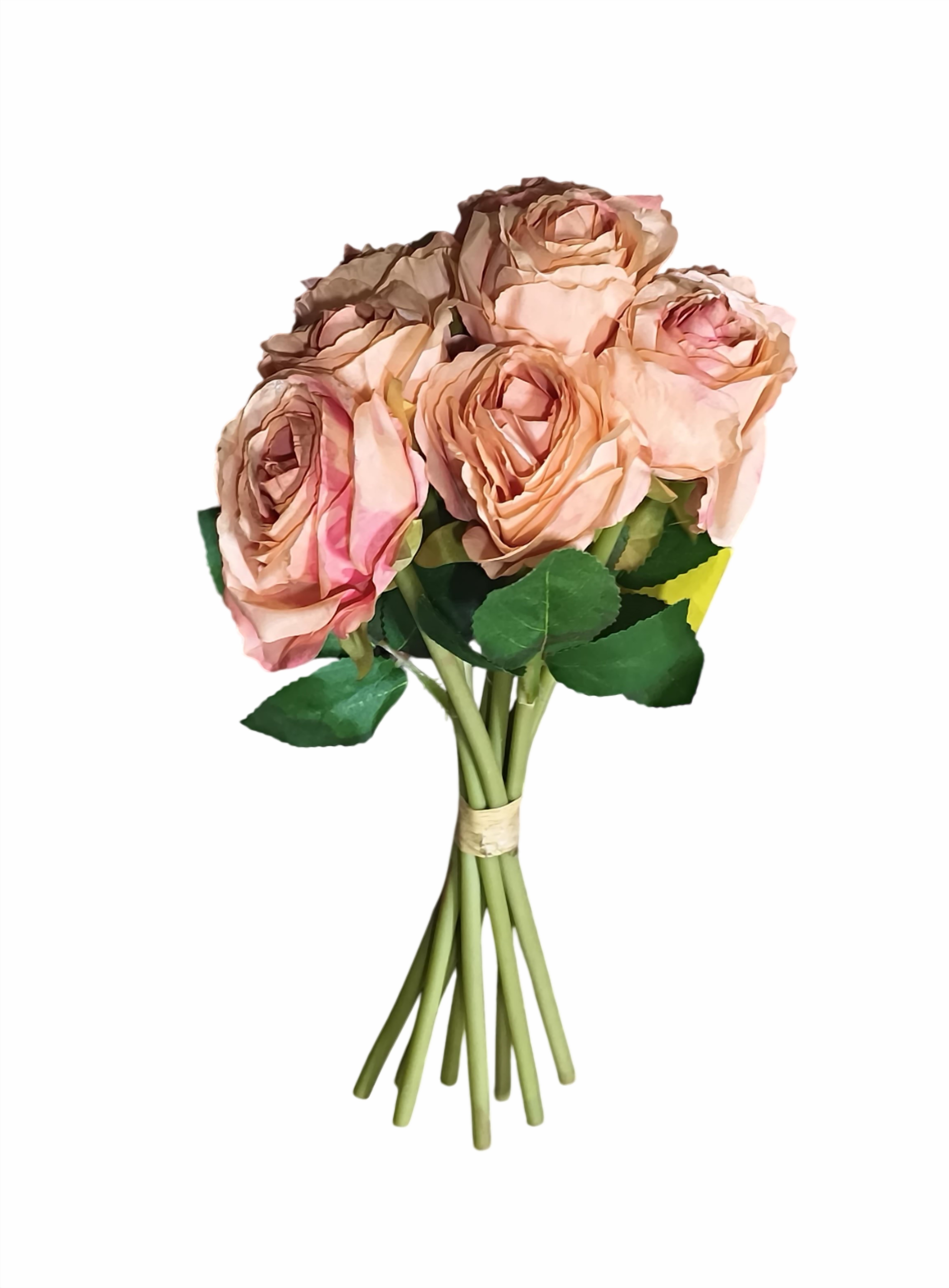 Artificial Rose Flower Bouquet (Orange)