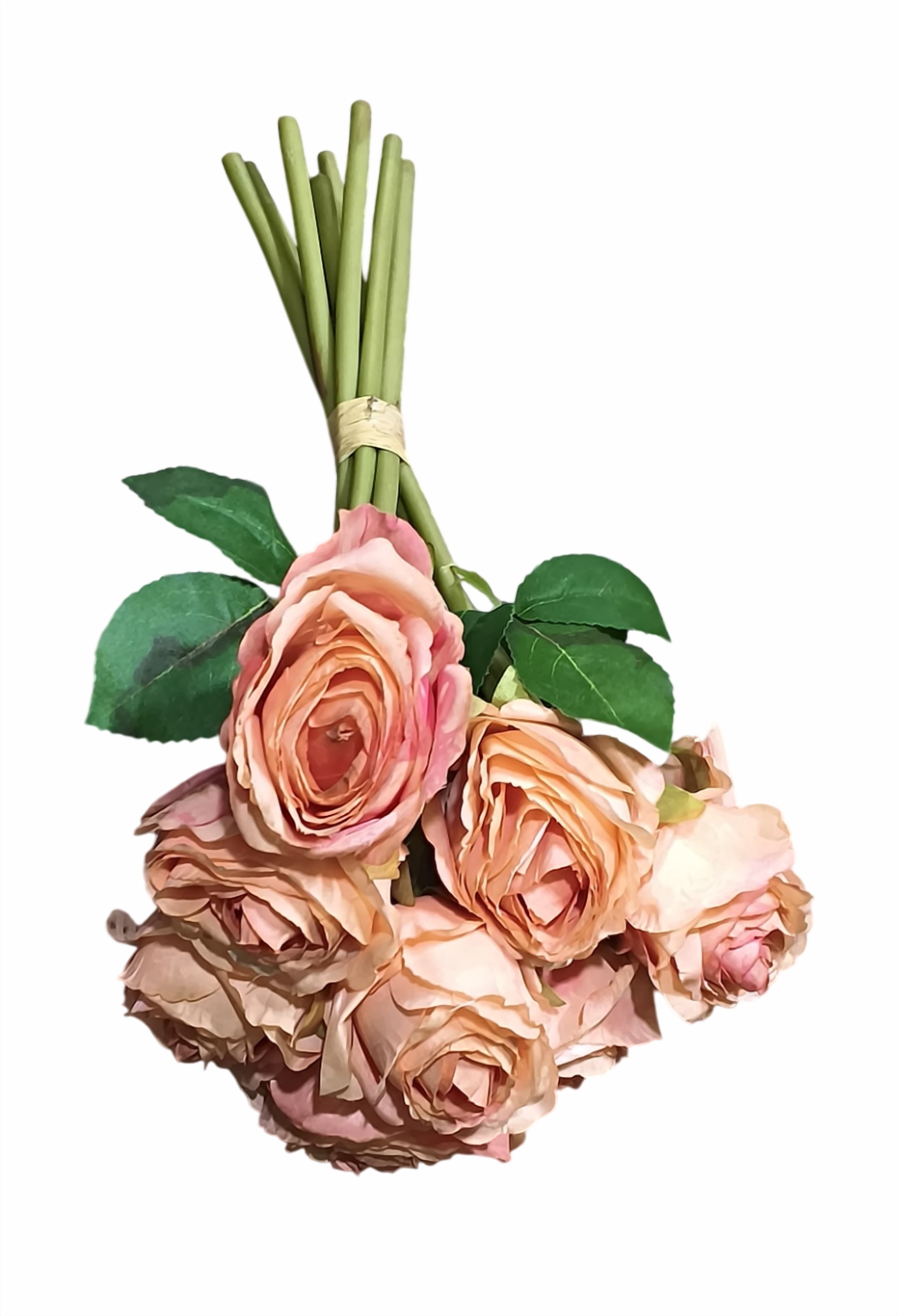 Artificial Rose Flower Bouquet (Orange)
