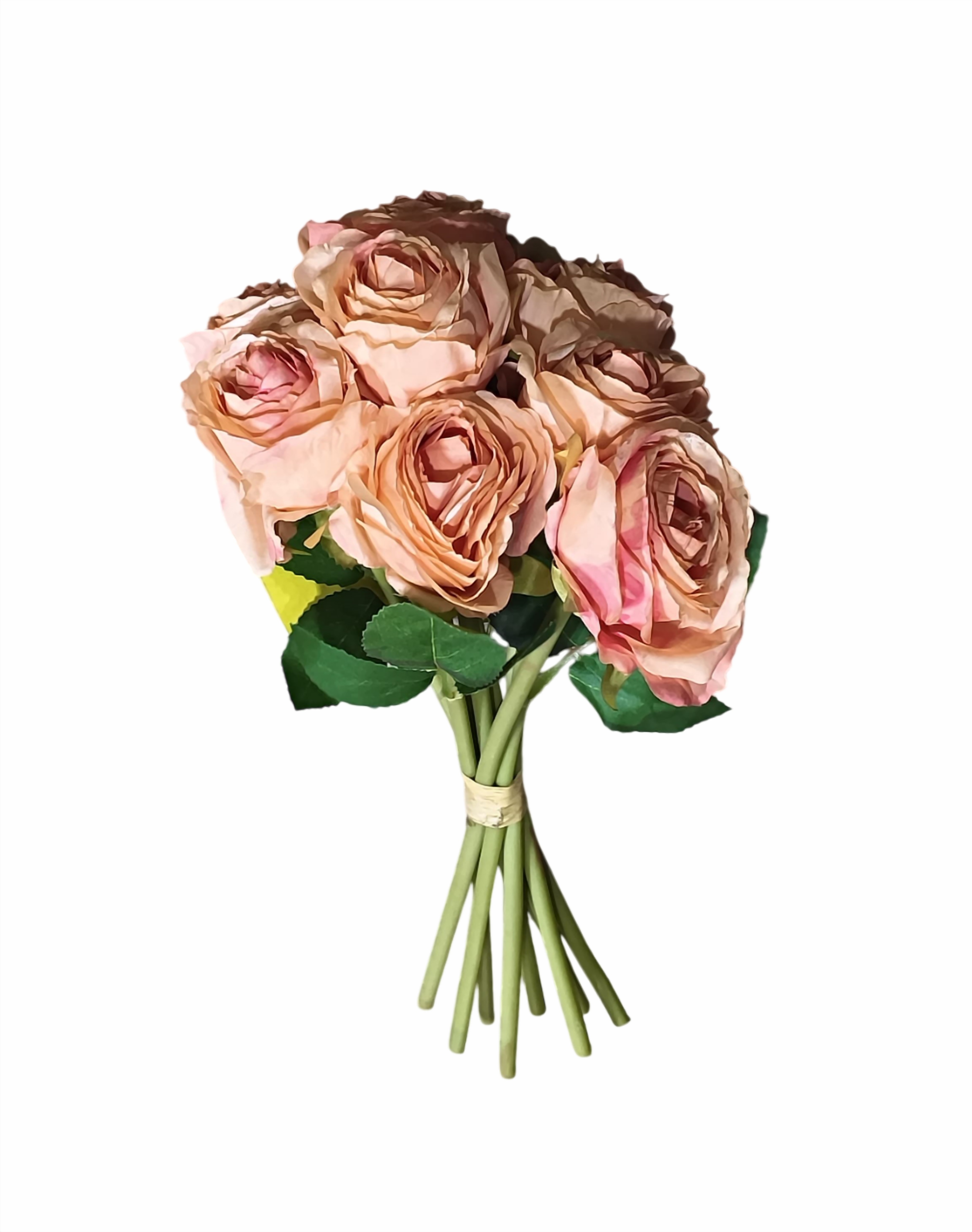Artificial Rose Flower Bouquet (Orange)