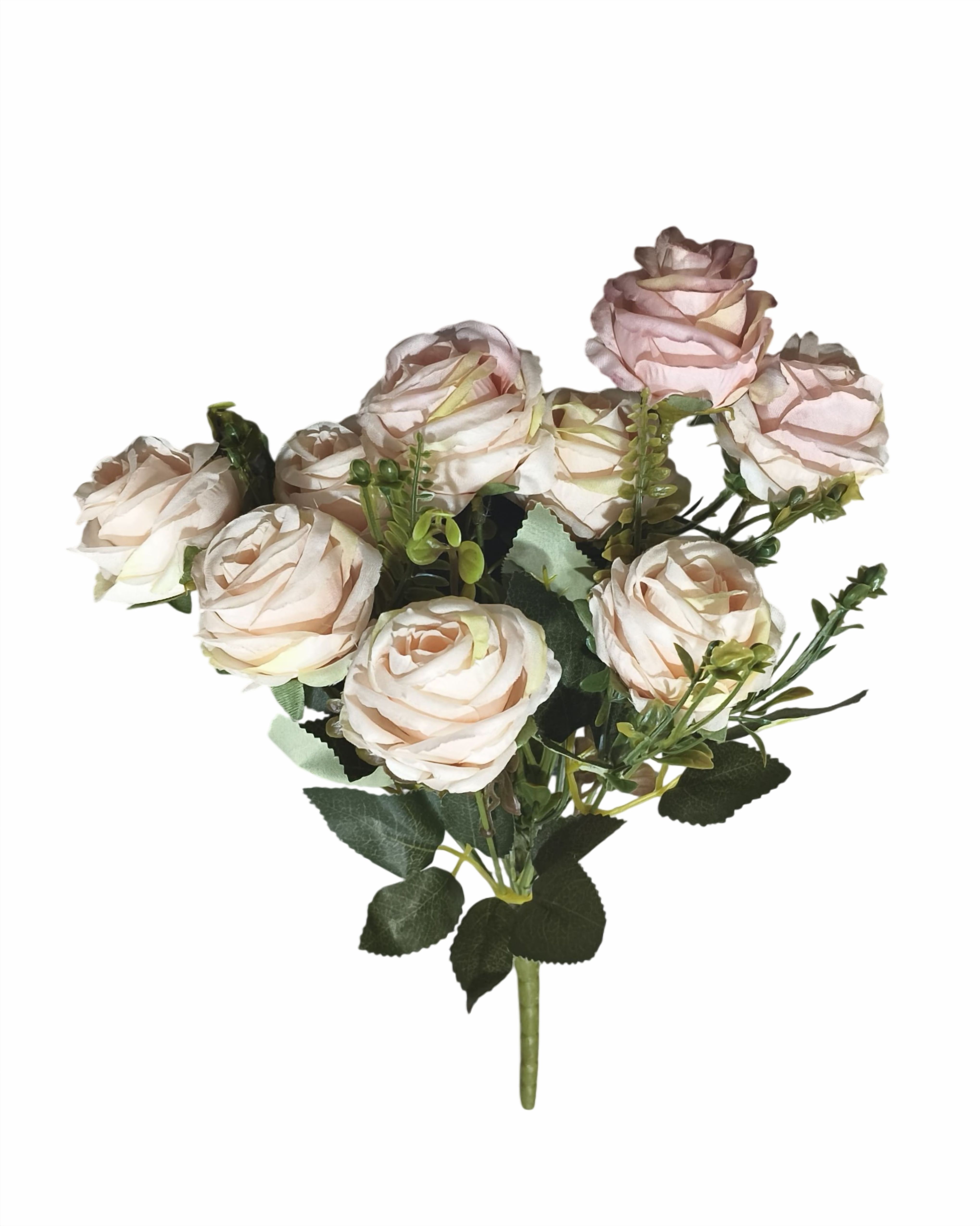 Artificial Rose Flower Bunch (Pink)