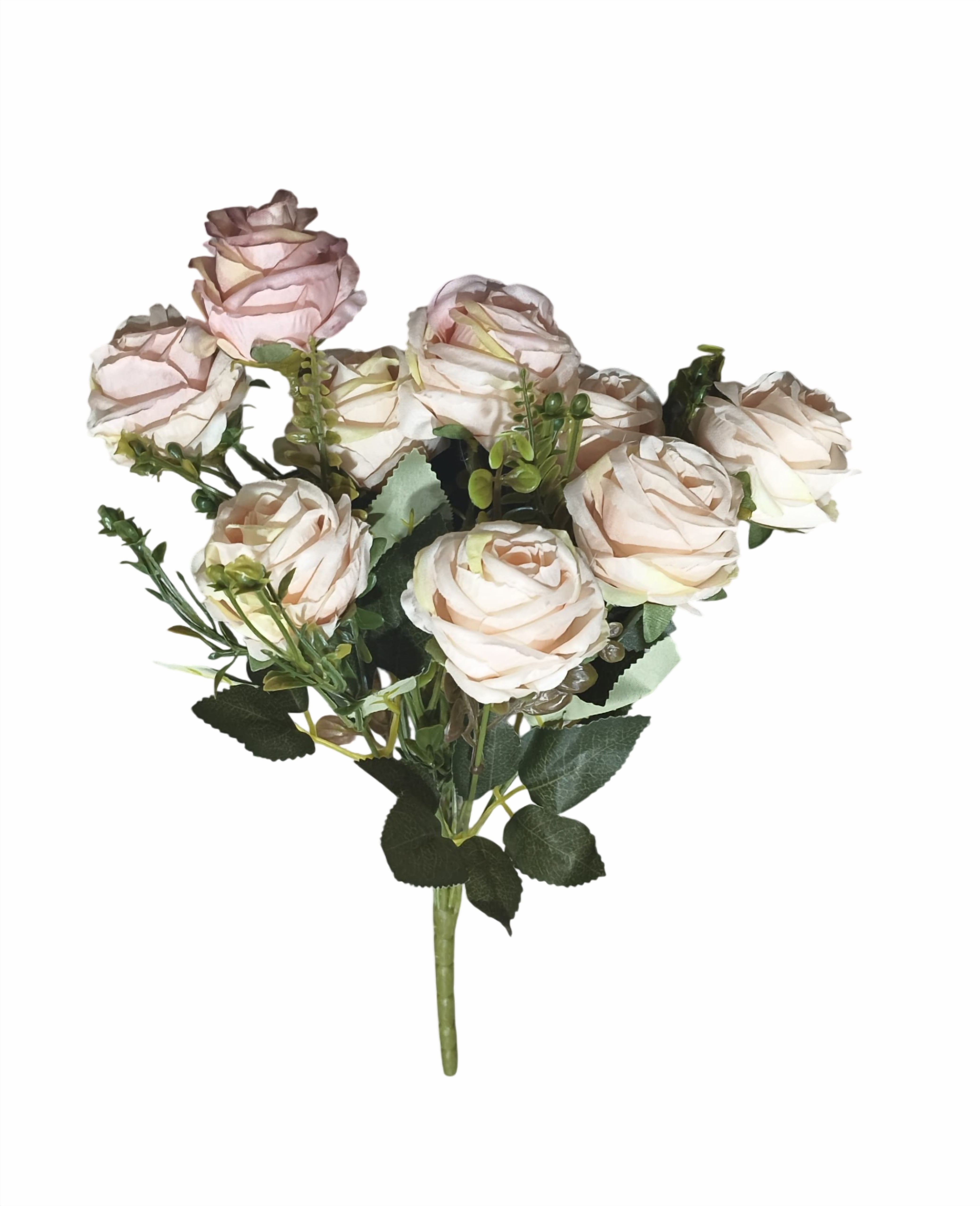 Artificial Rose Flower Bunch (Pink)