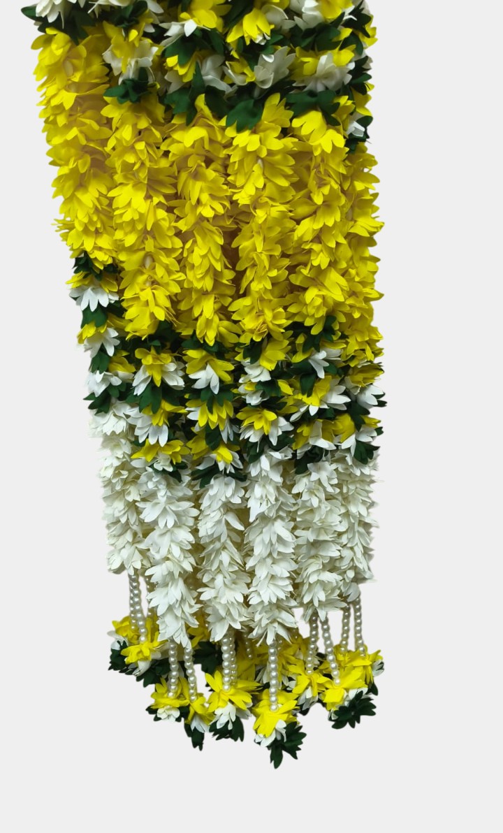 Artificial Yellow Flower Garlands (5.5 Feet)