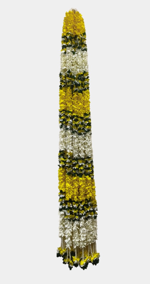 Artificial Yellow Flower Garlands (5.5 Feet)