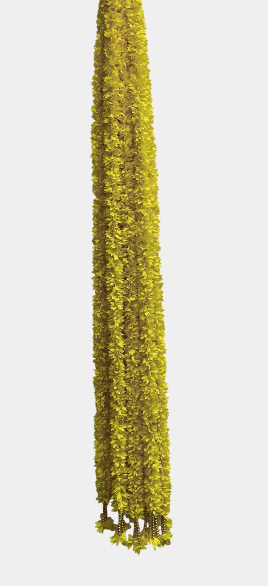 Artificial Yellow Flowers Garland Wall Hanging (5.5 Feet 10 Pcs)