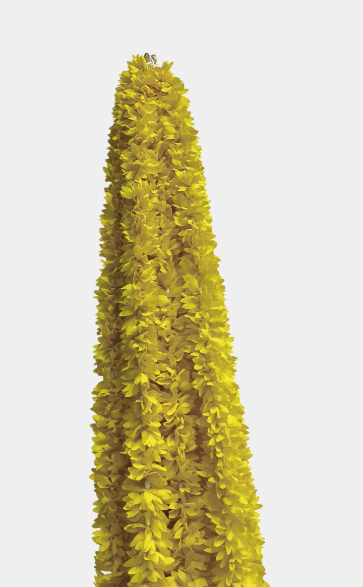 Artificial Yellow Flowers Garland Wall Hanging (5.5 Feet 10 Pcs)