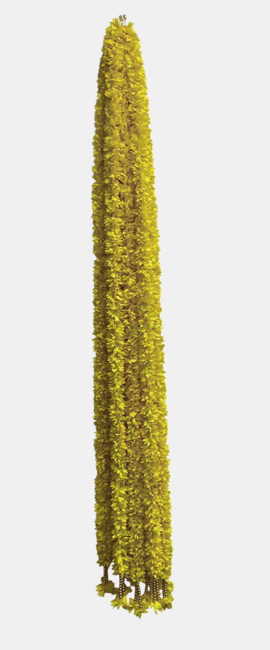 Artificial Yellow Flowers Garland Wall Hanging (5.5 Feet 10 Pcs)