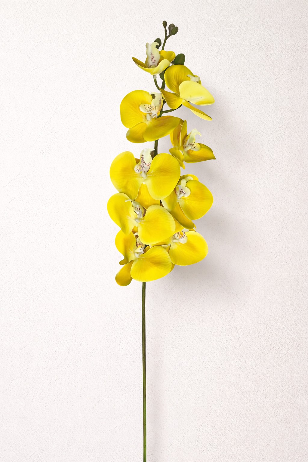 Artificial Yellow Orchid Flower Stick