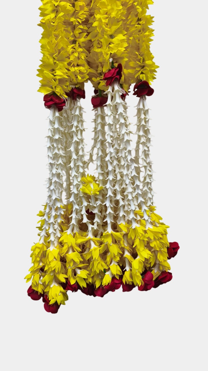 Artificial Yellow Toran Garland Hanging (2.5 Feet)