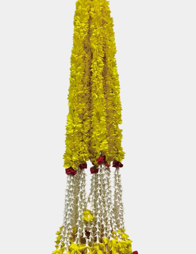 Artificial Yellow Toran Garland Hanging (2.5 Feet)